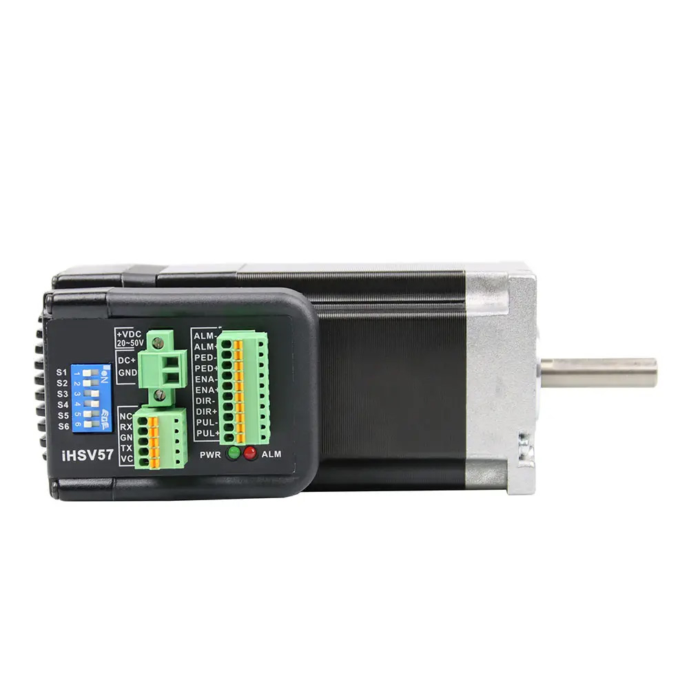 Nema 23 Integrated AC Servo Motor JMC JMC iHSV57-30-18-36-01-BY 180W 36V 0.6N.m 3 Phase 3000RPM